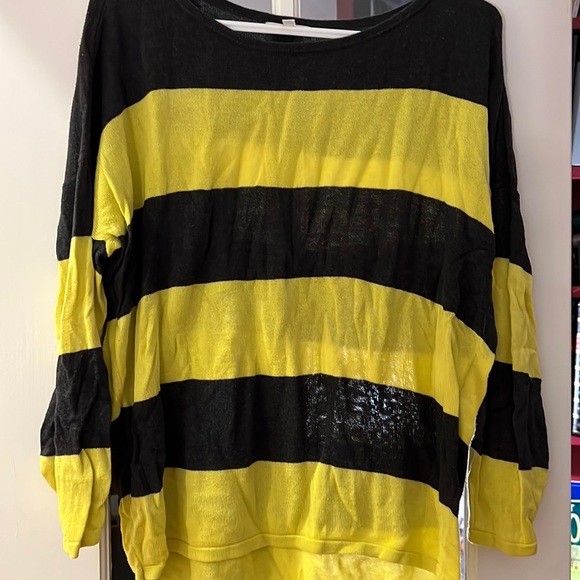 SALE Vintage GAP Y2K Bold Stripe Tee - Picture 1 of 2